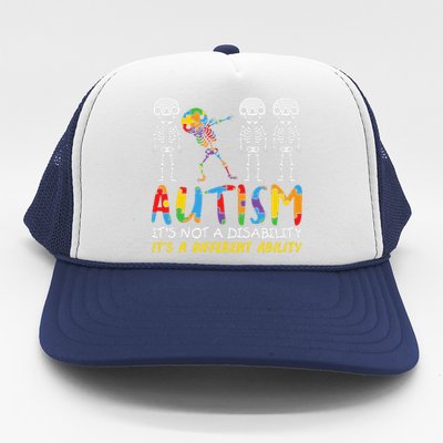 Autism Awareness Support Autism For Mom Dad Trucker Hat