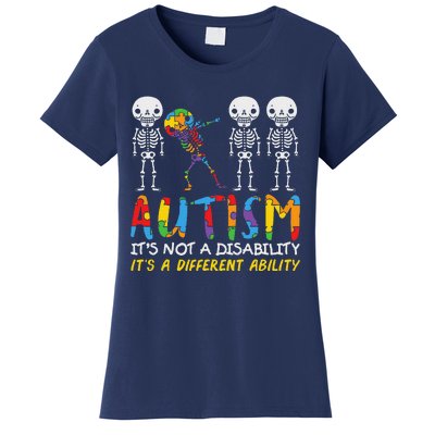 Autism Awareness Support Autism For Mom Dad Women's T-Shirt