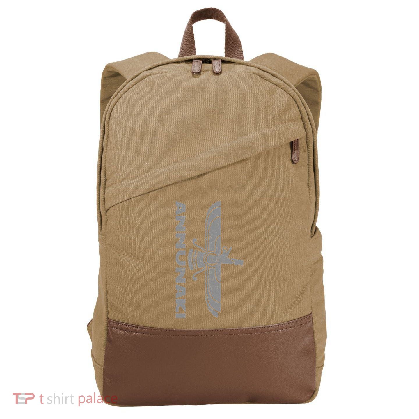 Annunaki Ancient Sumerian Gods Ancient Mestopotamia Cotton Canvas Backpack