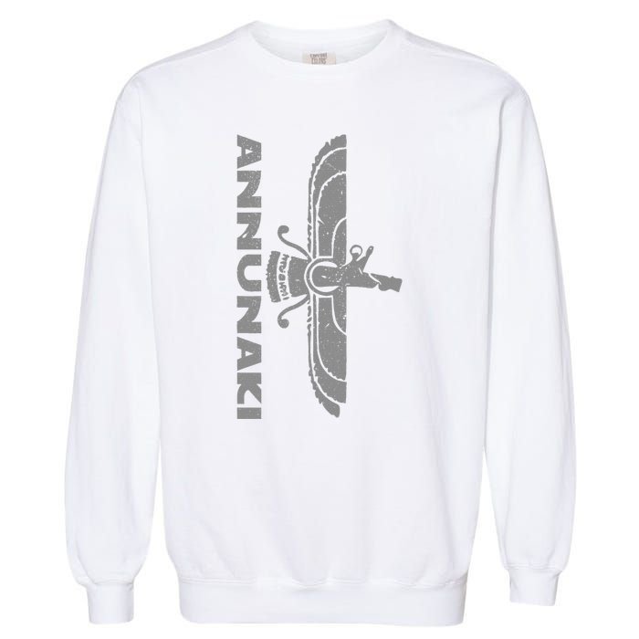 Annunaki Ancient Sumerian Gods Ancient Mestopotamia Garment-Dyed Sweatshirt