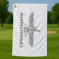 Annunaki Ancient Sumerian Gods Ancient Mestopotamia Golf Towel