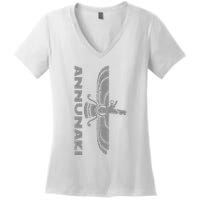 Annunaki Ancient Sumerian Gods Ancient Mestopotamia Women's V-Neck T-Shirt