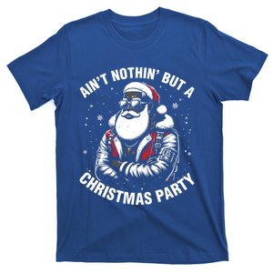 African American Santa Claus Christmas Pajama And Cool Gift T-Shirt