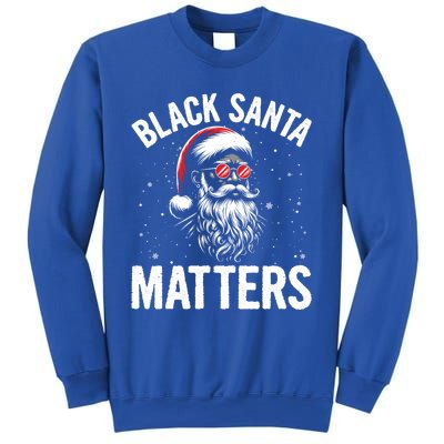 African American Santa Claus Christmas Pajama And Gift Sweatshirt