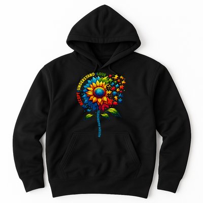 Autism Awareness Sunflower Autism Sunflower Hoodie
