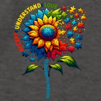 Autism Awareness Sunflower Autism Sunflower Vector Backpack