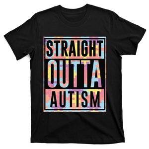 Autism Awarenesss Straight Outta Autism Gift T-Shirt