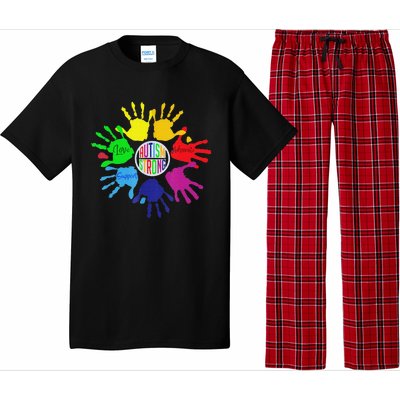 Autism Awareness Sign Language Hand Puzzle Support Pajama Set