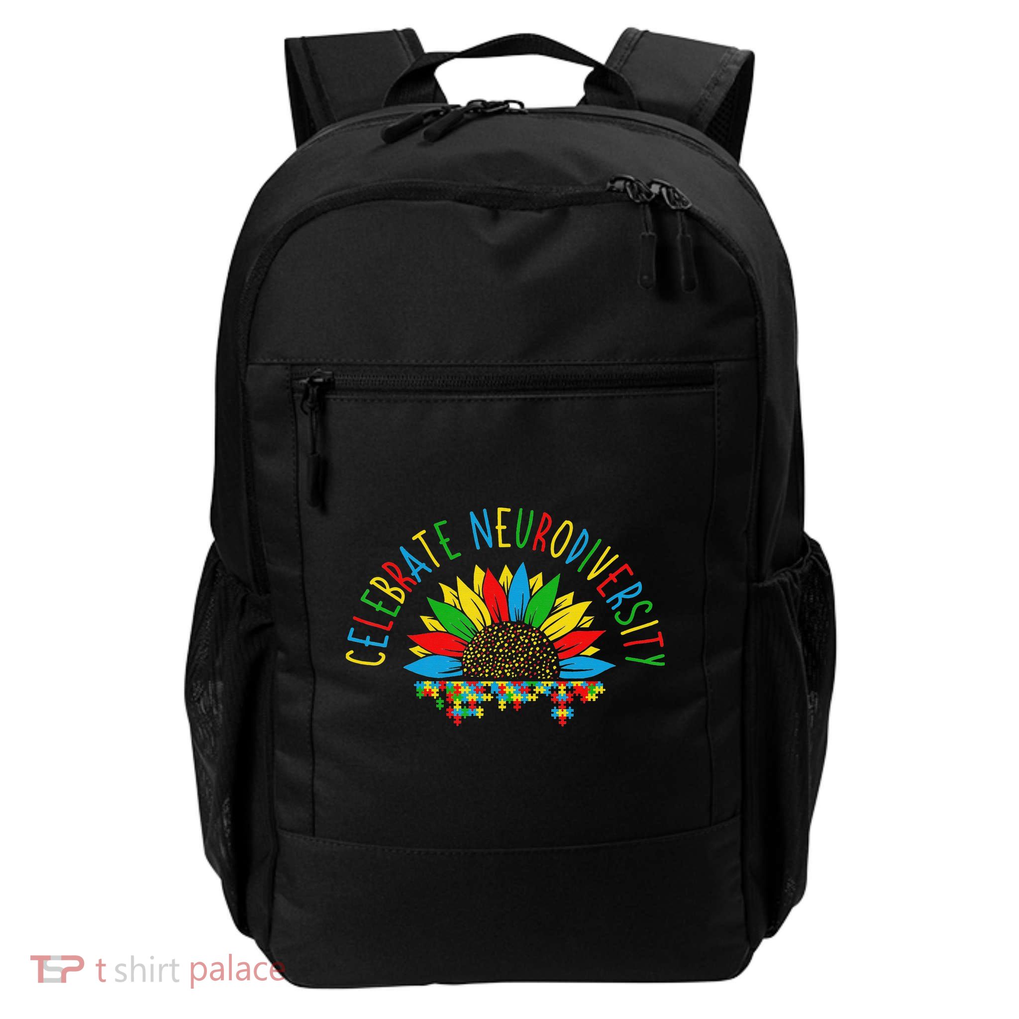 Autism Awareness Support Celebrate Neurodiversity Backpack