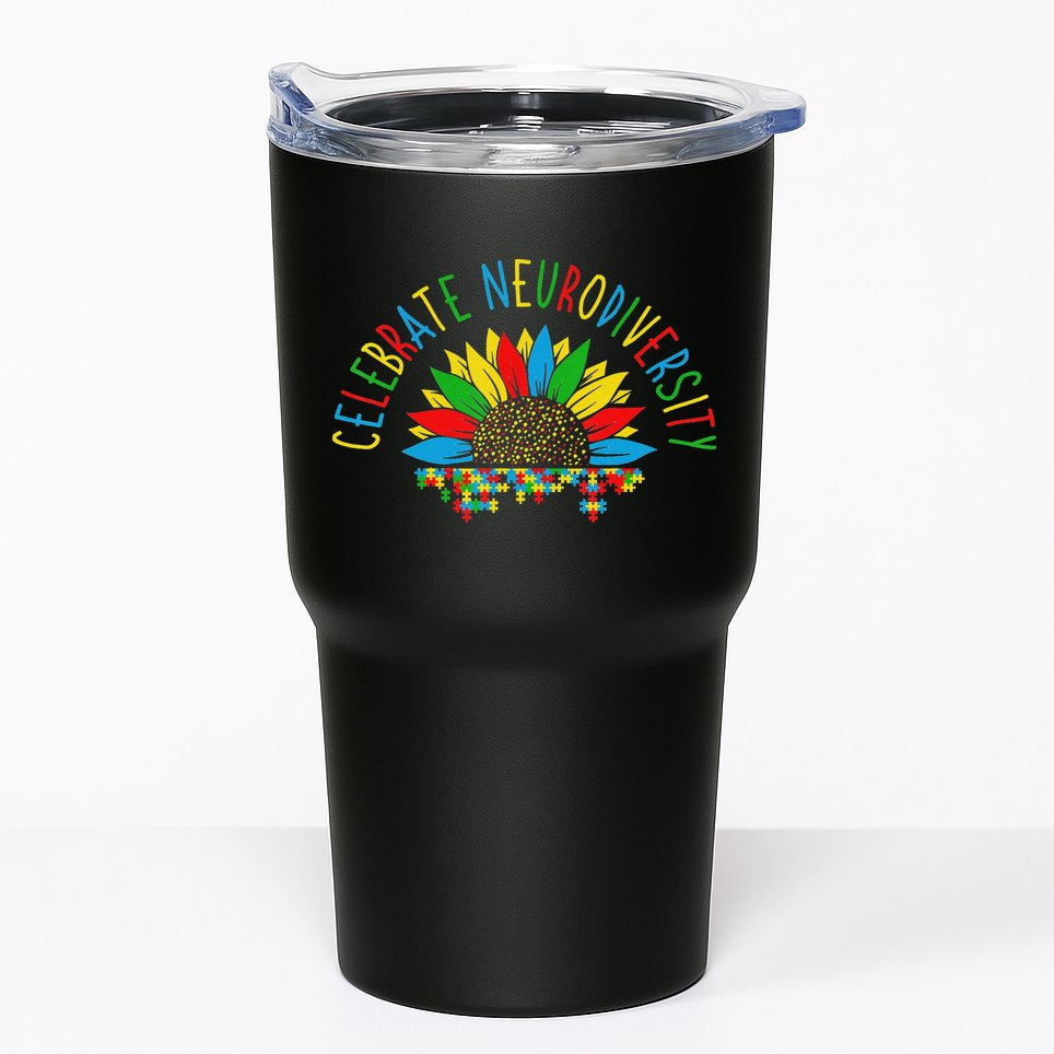Autism Awareness Support Celebrate Neurodiversity Tumbler