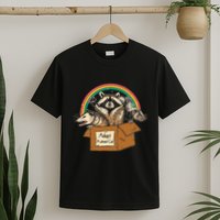 Adopt A S.T.R.E.E.T Cat Funny Opossum Raccoon Skunk Vintage T-Shirt