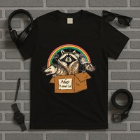 Adopt A S.T.R.E.E.T Cat Funny Opossum Raccoon Skunk Vintage T-Shirt