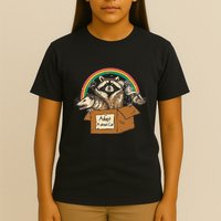 Adopt A S.T.R.E.E.T Cat Funny Opossum Raccoon Skunk Vintage T-Shirt