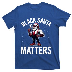 African American Santa Claus Christmas Pajama And Meaningful Gift T-Shirt