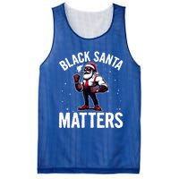 African American Santa Claus Christmas Pajama And Meaningful Gift Mesh Reversible Basketball Jersey Tank