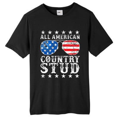 All American Stud Boy Country 4th Of July Usa Tall Fusion ChromaSoft Performance T-Shirt