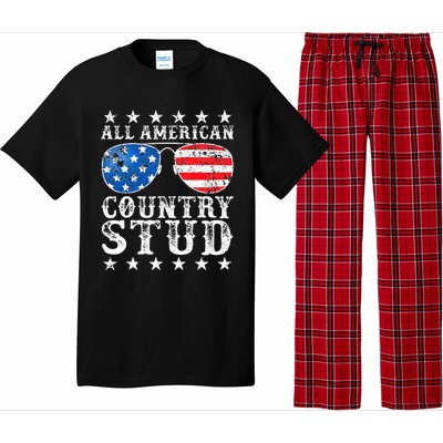 All American Stud Boy Country 4th Of July Usa Pajama Set