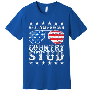 All American Stud Boy Country 4th Of July Usa Premium T-Shirt