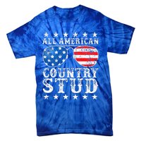 All American Stud Boy Country 4th Of July Usa Tie-Dye T-Shirt