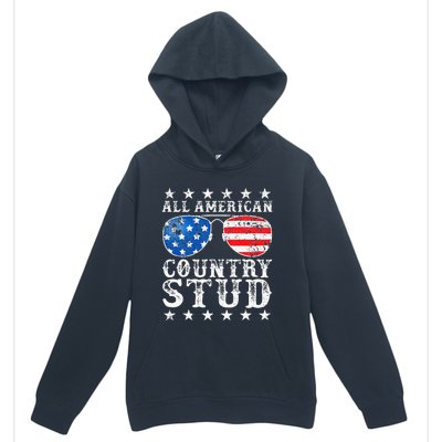 All American Stud Boy Country 4th Of July Usa Urban Pullover Hoodie