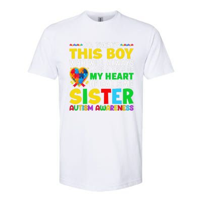 Autism Awareness Support Autistic Brother By Sister Softstyle® CVC T-Shirt