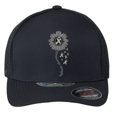 Aphasia Awareness Sunflower Gift Flexfit Unipanel Trucker Cap