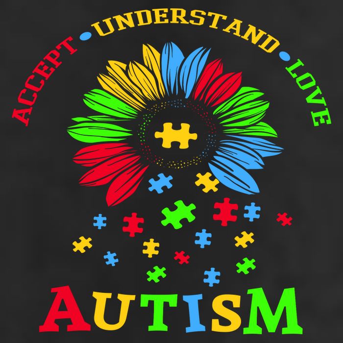 Autism Awareness Sunflower Puzzle Accept Understand Love 11oz C Handle Ceramic Mug