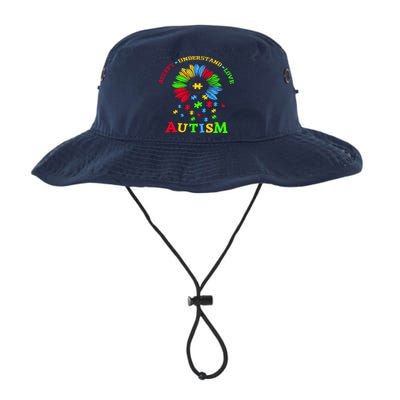Autism Awareness Sunflower Puzzle Accept Understand Love Bucket Hat