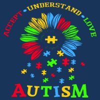 Autism Awareness Sunflower Puzzle Accept Understand Love Baby Bodysuit