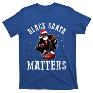 African American Santa Claus Christmas Pajama And Meaningful Gift T-Shirt