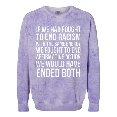 Affirmative Action Support Affirmative Action Colorblast Crewneck Sweatshirt