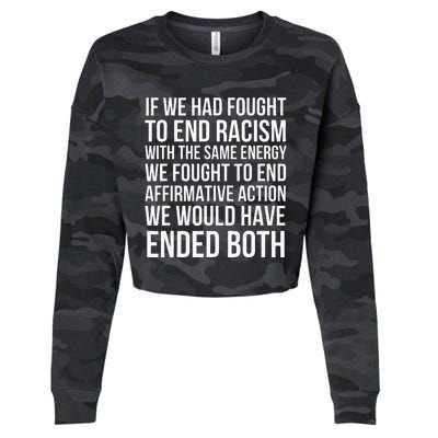 Affirmative Action Support Affirmative Action Cropped Pullover Crew