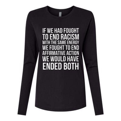 Affirmative Action Support Affirmative Action Womens Cotton Relaxed Long Sleeve T-Shirt