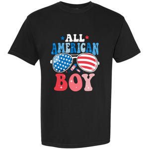 All American Sunglasses 4th of July Family Matching Garment-Dyed Heavyweight T-Shirt