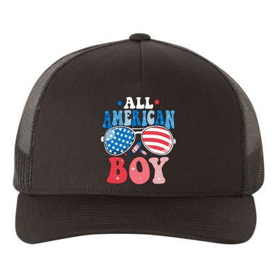 All American Sunglasses 4th of July Family Matching Yupoong Adult 5-Panel Trucker Hat