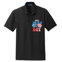 All American Sunglasses 4th of July Family Matching Dry Zone Grid Polo