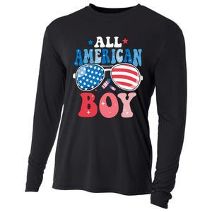 All American Sunglasses 4th of July Family Matching Cooling Performance Long Sleeve Crew