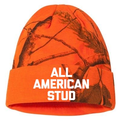 All American Stud Gift Funny Saying Sarcastic Cool Guys Cute Gift Kati Licensed 12" Camo Beanie