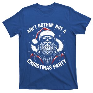 African American Santa Claus Christmas Pajama And Gift T-Shirt