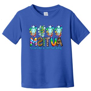 Autism Awareness Seeing The World Differently Gift Toddler T-Shirt