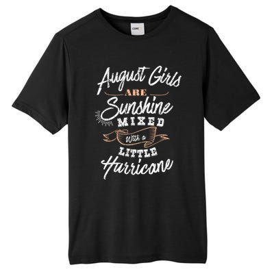 August Are Sunshine Virgo Leo Birthday Birth Month Gift Tall Fusion ChromaSoft Performance T-Shirt