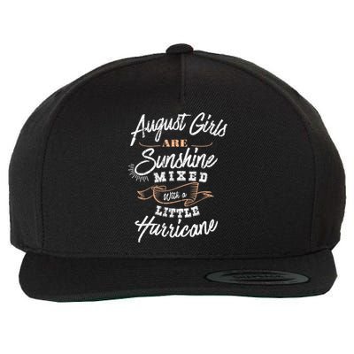 August Are Sunshine Virgo Leo Birthday Birth Month Gift Wool Snapback Cap