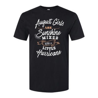 August Are Sunshine Virgo Leo Birthday Birth Month Gift Softstyle CVC T-Shirt