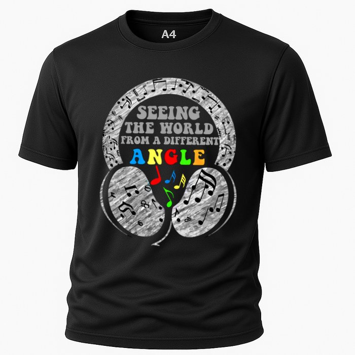 Autism Awareness Seeing The World From A Different Angle Gift Performance Shirt