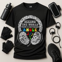 Autism Awareness Seeing The World From A Different Angle Gift Performance Shirt