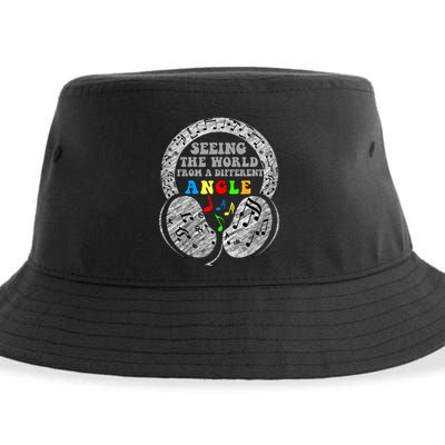 Autism Awareness Seeing The World From A Different Angle Gift Sustainable Bucket Hat