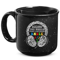 Autism Awareness Seeing The World From A Different Angle Gift 15oz Campfire Ceramic Mug