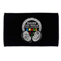 Autism Awareness Seeing The World From A Different Angle Gift Microfiber Hand Towel