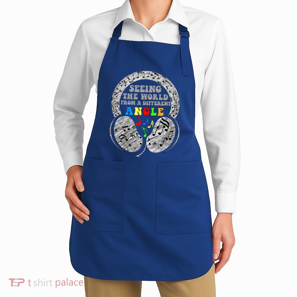 Autism Awareness Seeing The World From A Different Angle Gift Apron