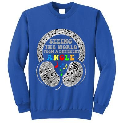 Autism Awareness Seeing The World From A Different Angle Gift Sweatshirt
